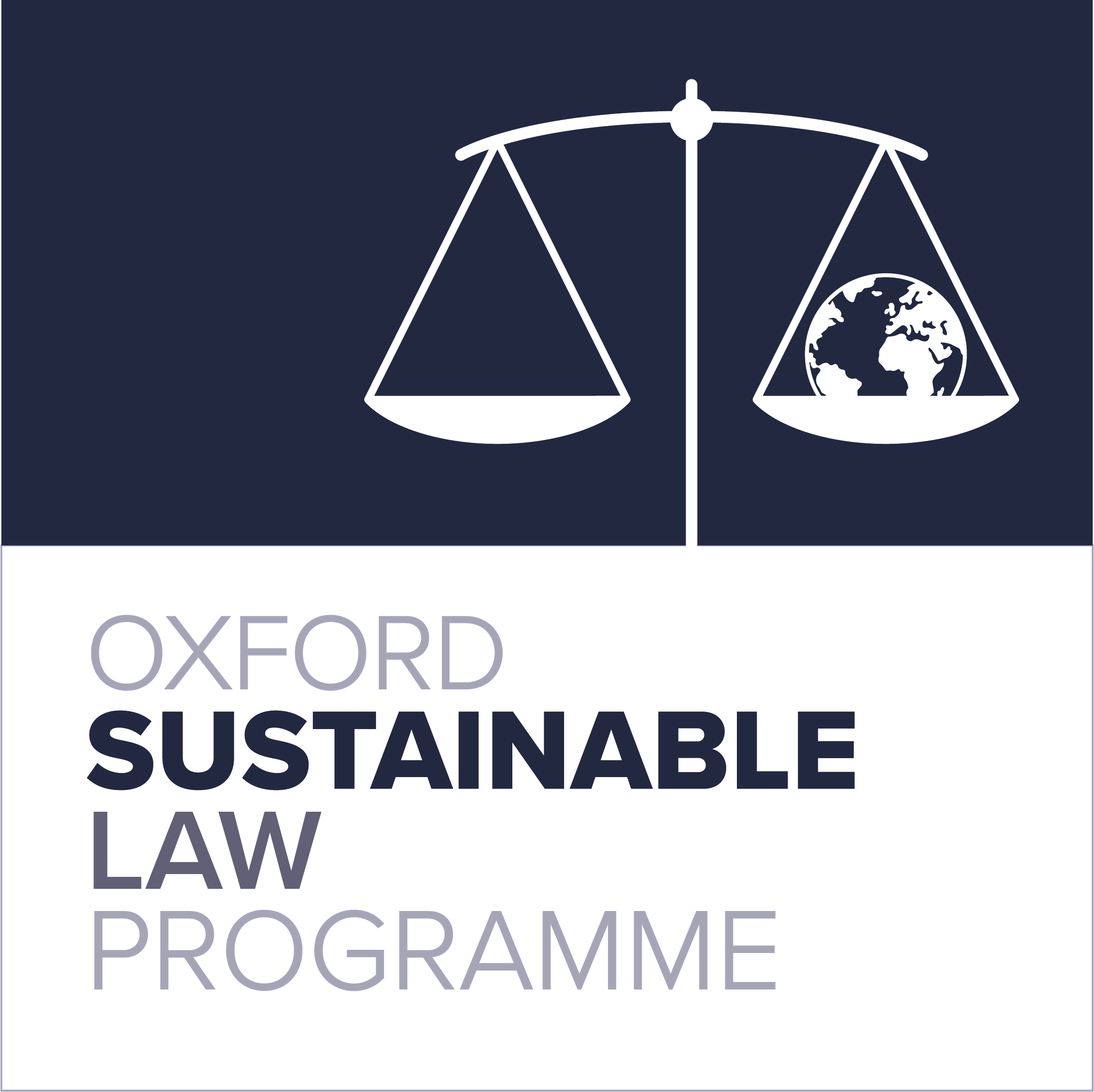 Oxford Sustainable Law Programme logo