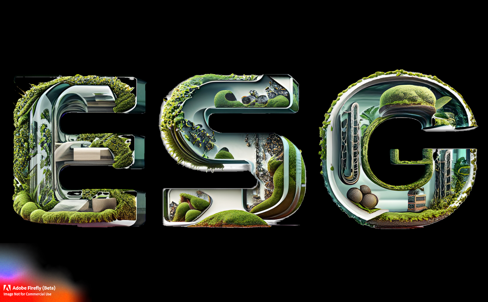 ESG decorative letters