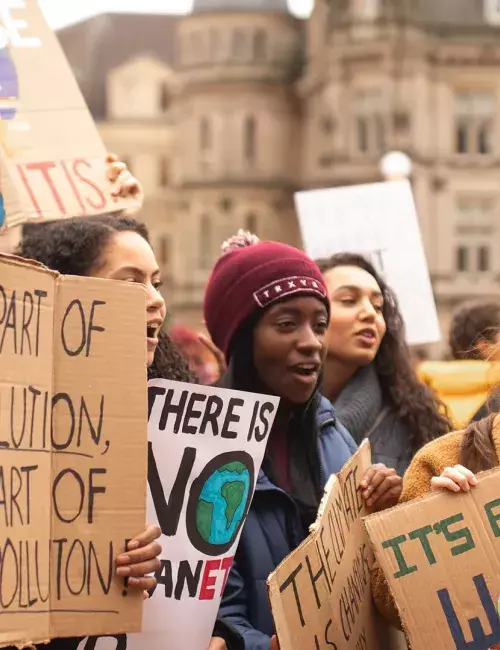 Climate emergency protest